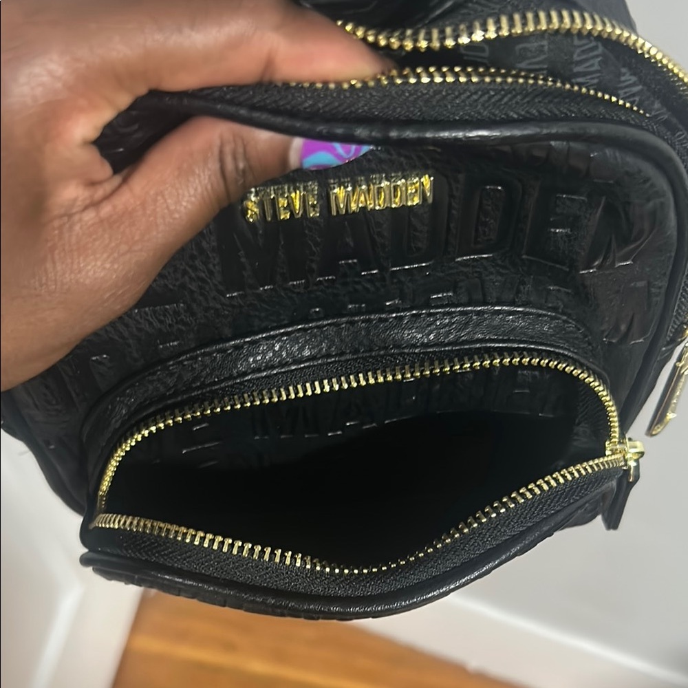 Steve Madden Black Mini Backpack - Picture 4 of 6